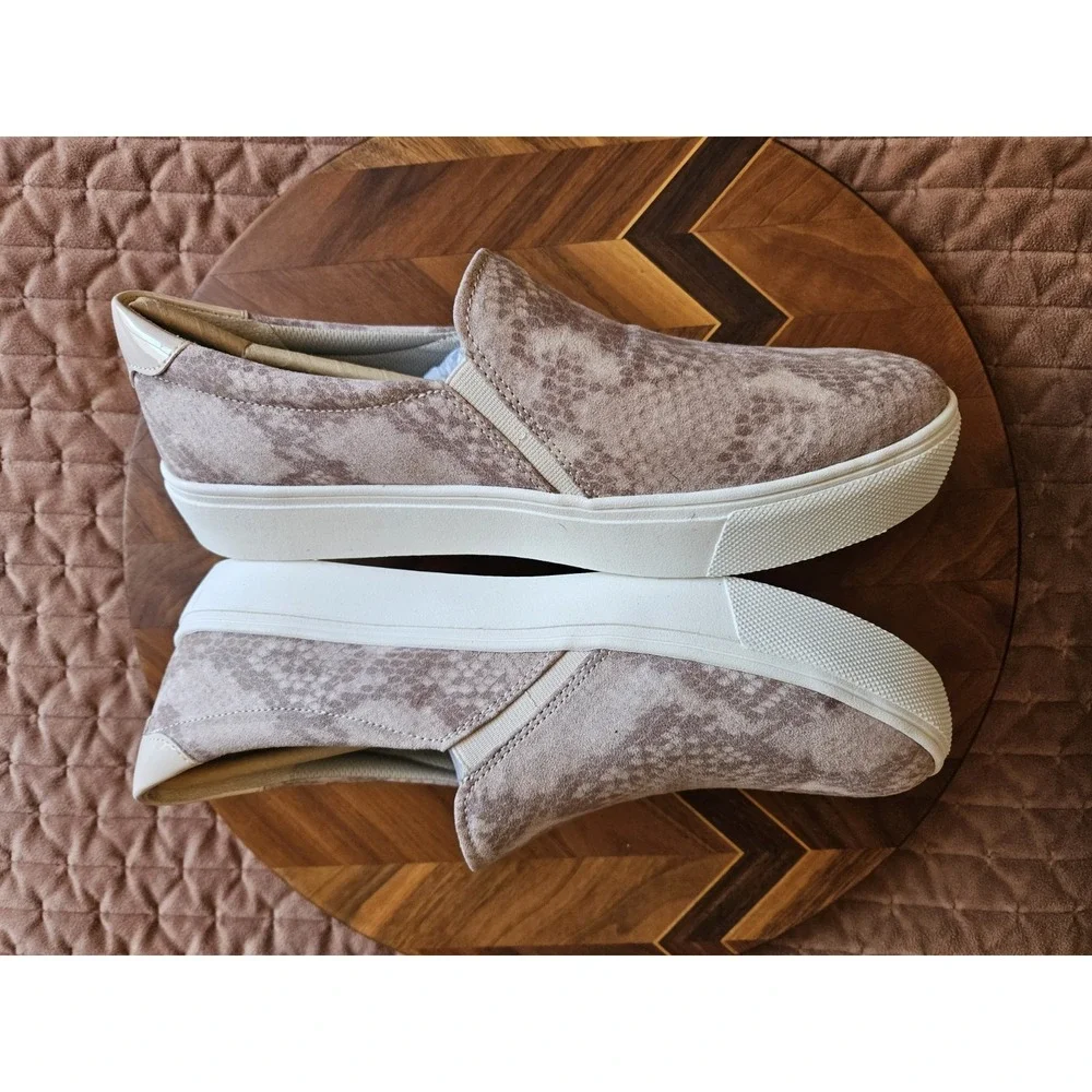 Dr. Scholl's Women's Nova, Sand Snake Print Slip-On Sneakers, Size 10M